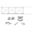 Bộ phần cứng cổng trượt Telescopic sliding gate hardware kit
