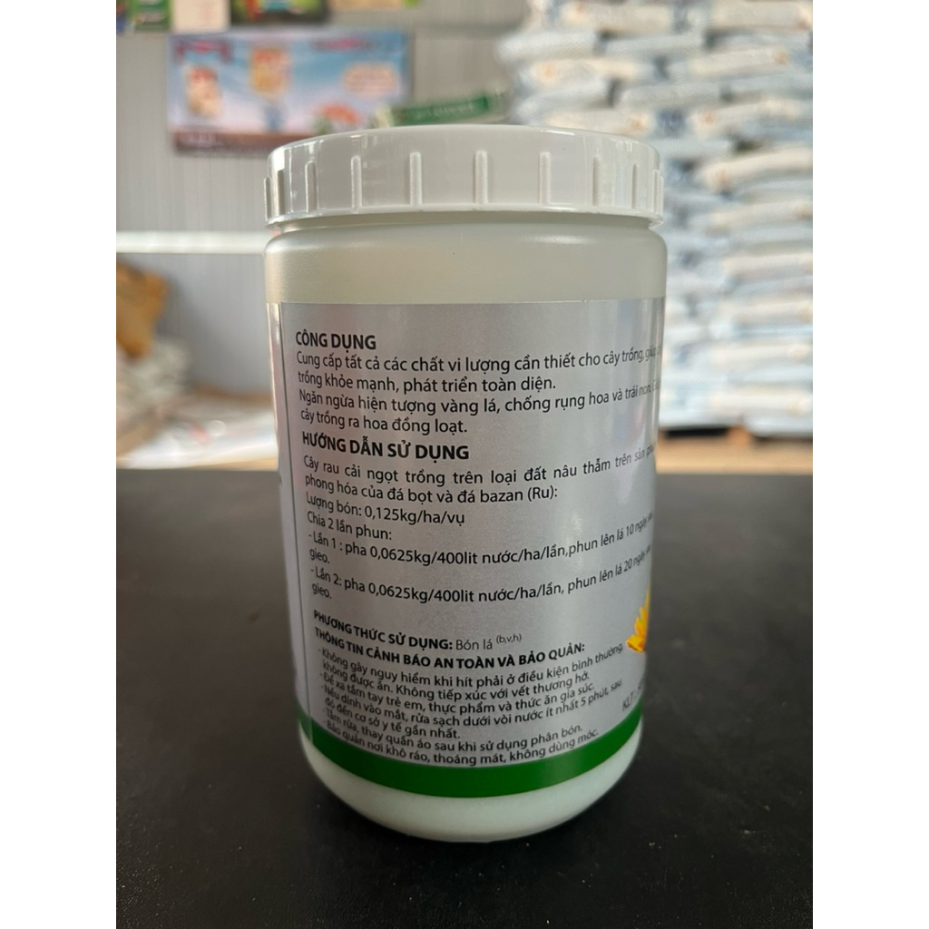 Phân bón lá trung vi lượng - Microcombi Combi Vĩnh Thạnh - hũ 500gr