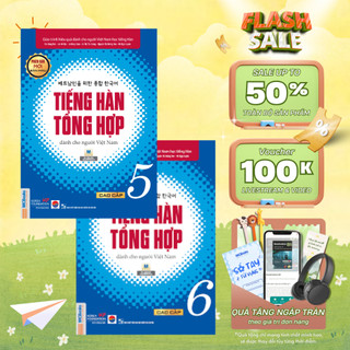 Sách - Combo Tiếng Hàn Tổng Hợp Cao Cấp 5 Và 6 Sách Bài Học (bản màu) - MCBooks Chính Hãng