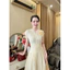 Đầm dự tiệc dáng dài phối ren cổ trụ 2 túi siêu sang- PUSU house