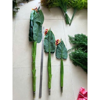 bộ thiên điểu 1m4( 3 cây) tặng chậu nhựa kim cương và 1 thảm rêu cao cấp