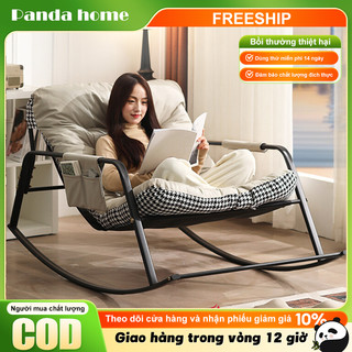 Panda ghế bập bênh thư đệm dày phòng khách ban công chống gỉ chống thấm nước chống nắng