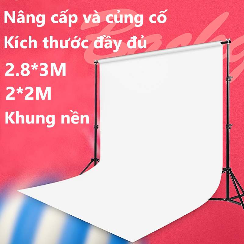 Khung treo phông nền chụp ảnh chữ U 2m x 2m, chống nhăn và bụi, chụp ...