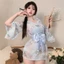 Áo ngủ kiểu kimono nữ áo choàng ngủ geisha Nhật Bản