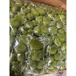 Đá rêu giả -bộ 6 viên đá rêu tiểu cảnh, trang trí gốc cây, derco tiểu cảnh xinh