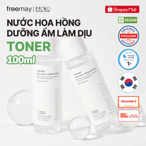 Nước hoa hồng thuần chay Freemay Heartleaf Calm Down Moisture Toner 100ml