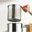 Nồi Chiên Ngập Dầu Có Tay Cầm Kèm Rổ Lọc Chất Liệu Thép Không Gỉ - Mẫu Mới