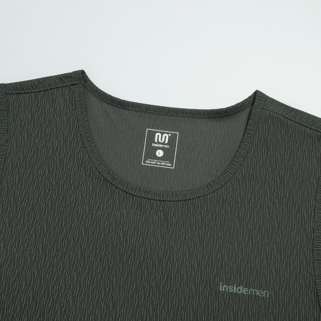 Áo Ba Lỗ Tanktop Nam Insidemen Co Giãn Thoải Mái Thoáng Mát ITL091AS0
