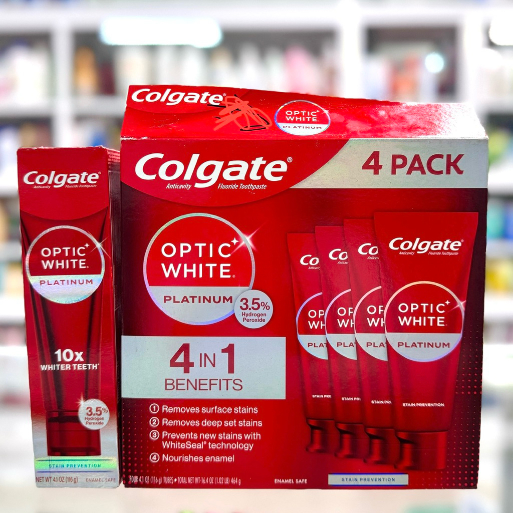 [Mỹ] Kem Đánh Răng KĐR Colgate Đỏ Optic White Hàng Mỹ Trắng Răng The ...