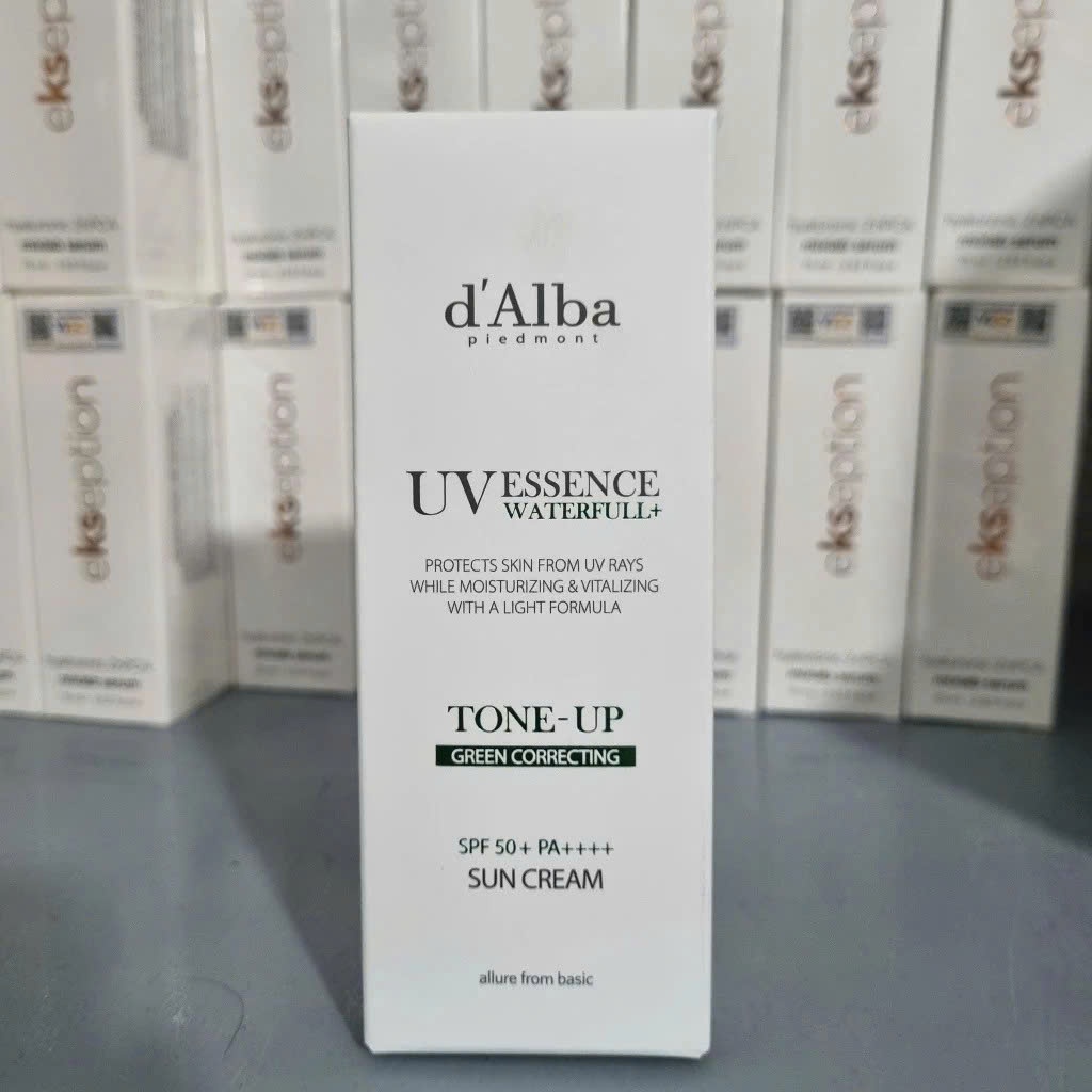 Kem chống nắng d Alba Waterfull Tone-Up Purple/Pink/Green/Vita C Correcting Sun Cream SPF50+ PA++++ 35ml/50ml Torriden