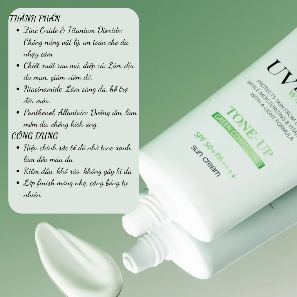 Kem chống nắng nâng tone Waterfull Tone-Up Pink Correcting Sun Cream d' Alba SPF50+ PA++++ 35ml/50ml Torriden