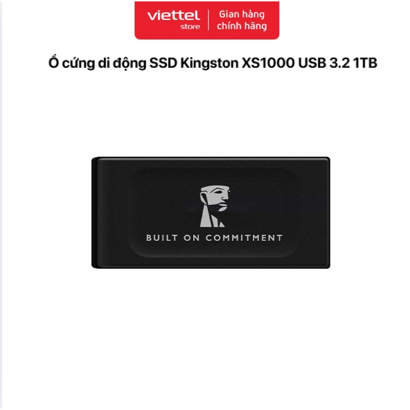 Ổ cứng di động SSD Kingston XS1000 USB 3.2 1TB Chính hãng