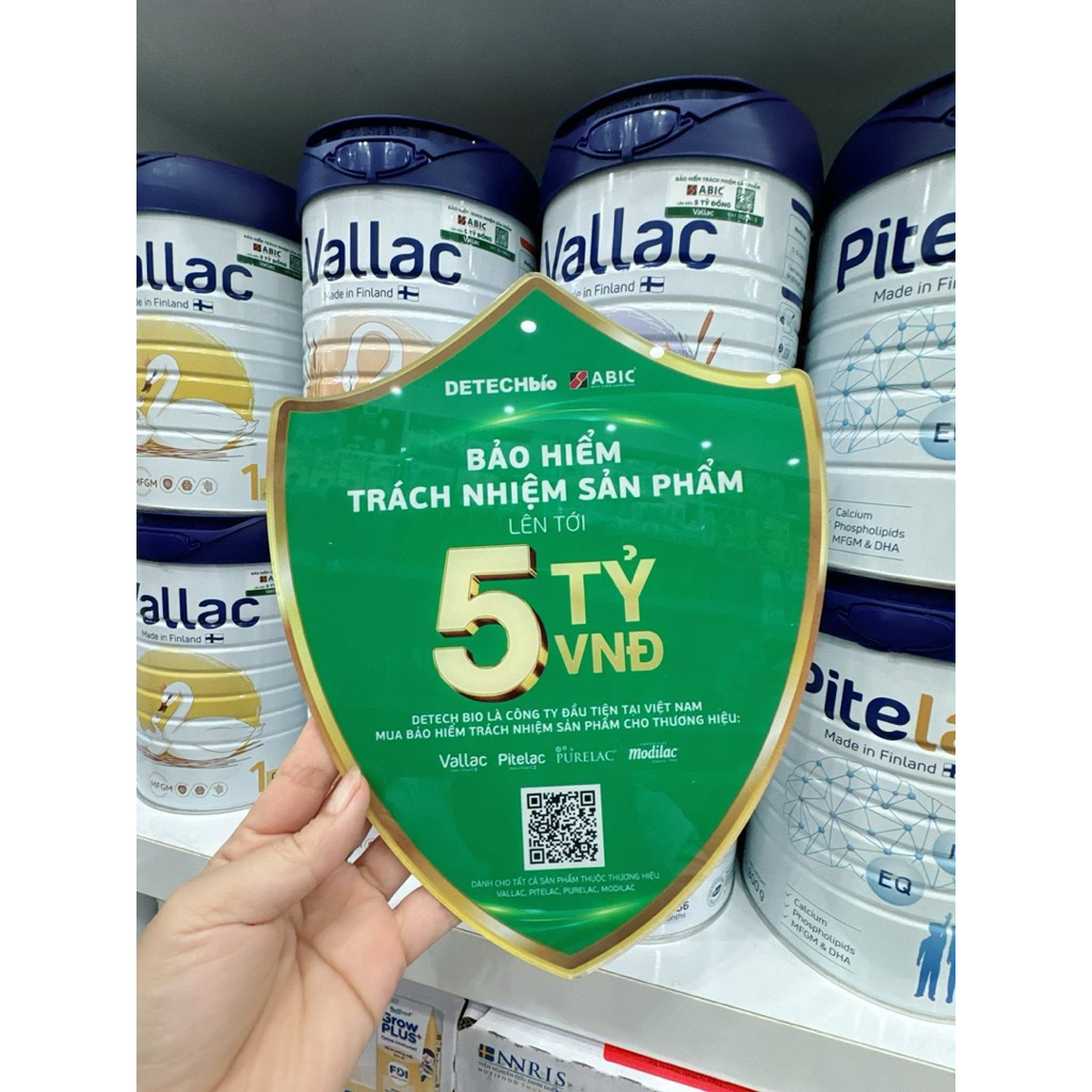 Sữa Vallac đủ số 1-2-3 cho bé phát triển toàn diện