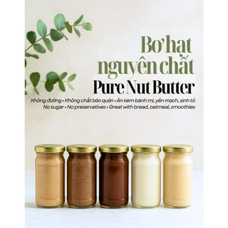 Bơ Hạt Nguyên Chất 100g Légumes – 5 Loại Nut Butter – Đậu Phộng, Hạnh Nhân, Mắc Ca, Điều, Hazelnut