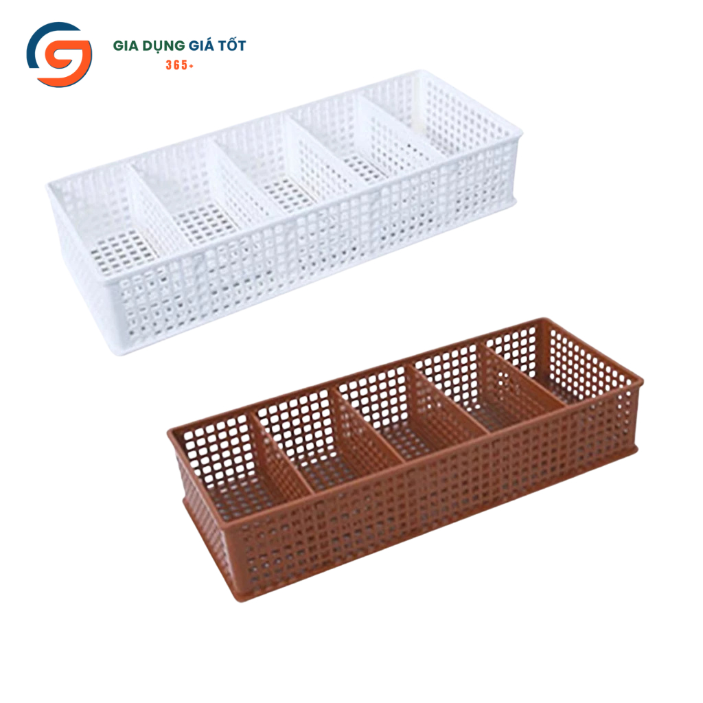 Khay nhựa chia ngăn Song Long đựng đồ đa năng - khay đựng bút, mỹ phẩm, vật dụng cá nhân