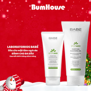 Gel rửa mặt LABORATORIOS BABÉ Stop Akn Purifying Cleansing Gel dành cho da dầu mụn Babe 100ml/200ml