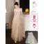 Đầm Tiệc Ren 2 Dây Đính Nơ Dáng Dài Chuẩn CHOUCHOU Đầm Ren Tiệc Sang Chảnh Nhìu Lớp