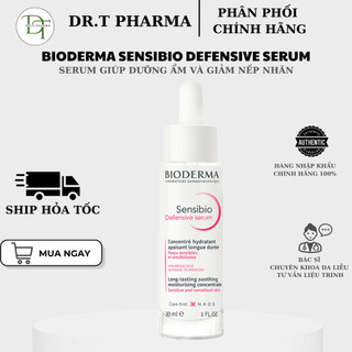 (TEM CÔNG TY) Serum Dưỡng Ẩm Và Làm Dịu Dành Cho Da Nhạy Cảm Bioderma Sensibio Defensive Serum (30ml)- 30ml