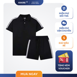Bộ Thể Thao Mùa Hè Thun Nam HYOGO, Set Đồ Co Giãn 4 Chiều, Thấm Hút Mồ Hôi, Bền Đẹp BHN46