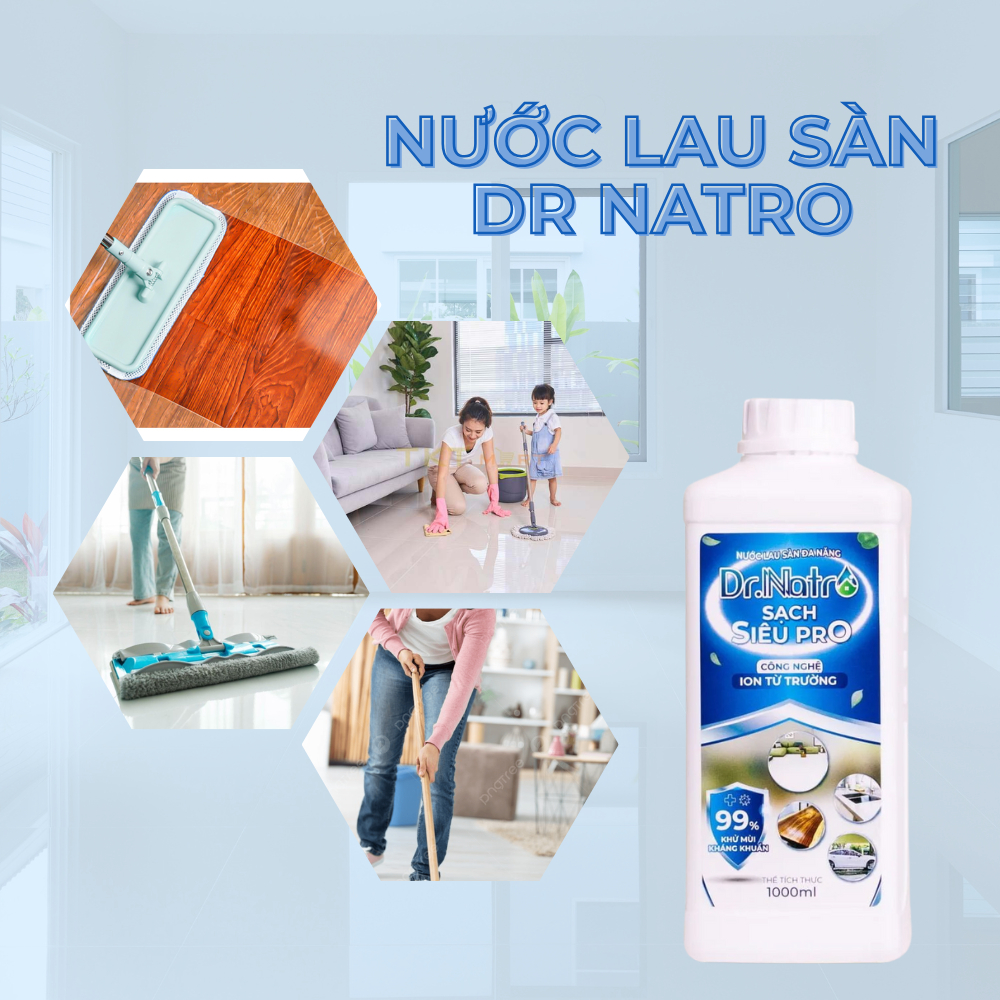 Sử dụng Chai Nước Lau Sàn Đa Năng Sàn Gỗ trong đời sống