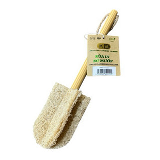 Cây Cọ Rửa Ly,Cốc Bằng Xơ Mướp KB Ecolife Không Gây Trầy Xước Cho Sản Phẩm Khi Sử Dụng