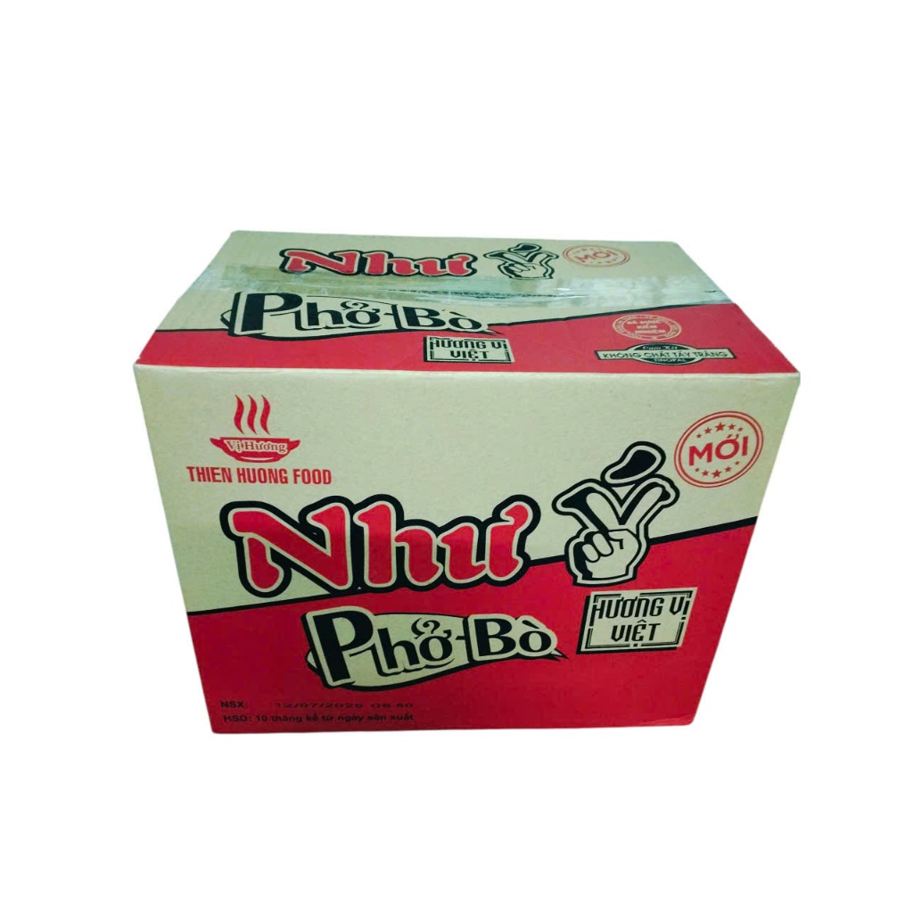 (Giảm 9k)(Free Ship) Thùng 30 gói phở bò Như ý Vị Hương 65gr