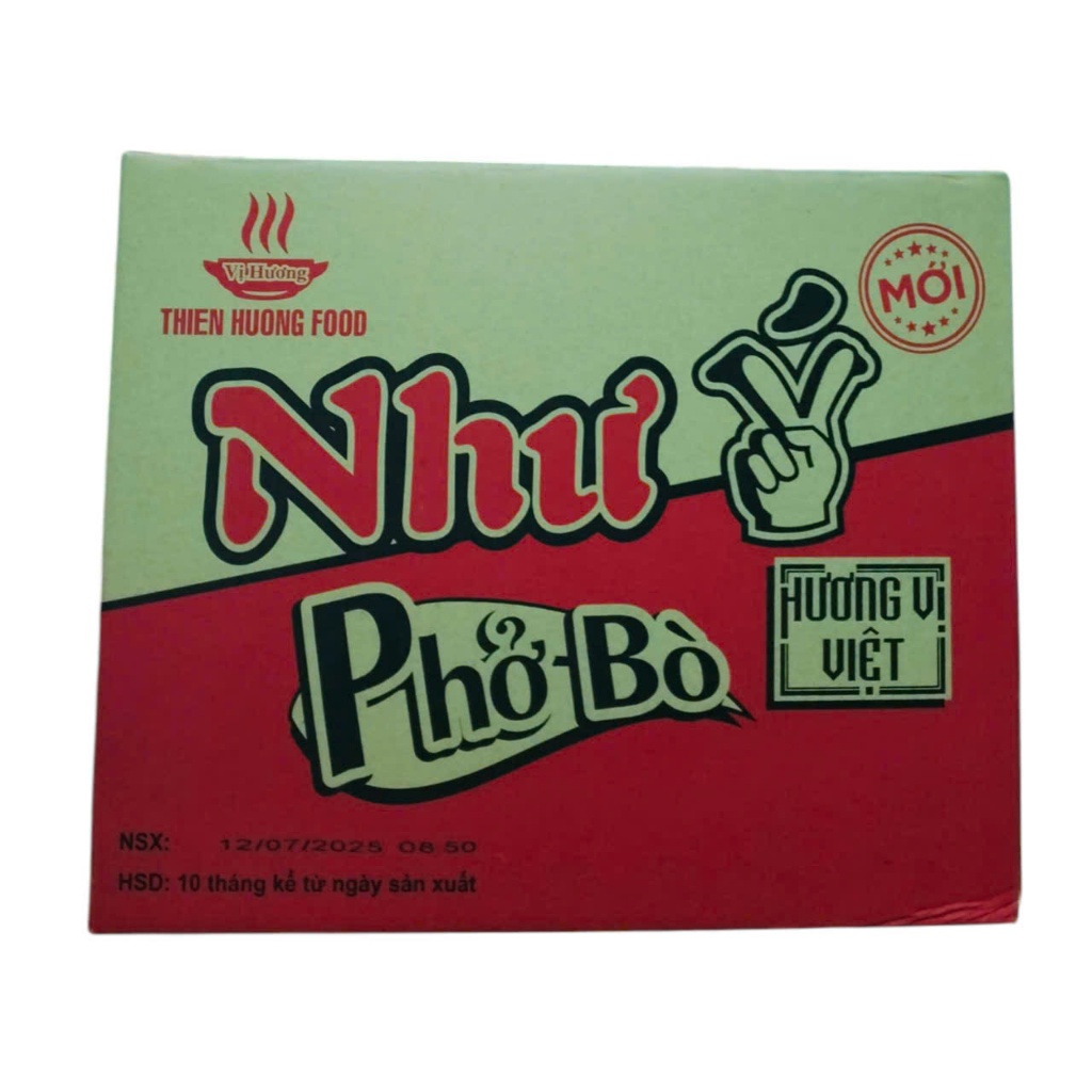 (Giảm 9k)(Free Ship) Thùng 30 gói phở bò Như ý Vị Hương 65gr