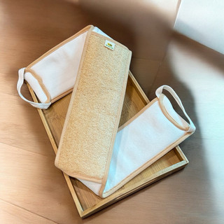 Đai Kỳ Lưng Tẩy Tế Bào Chết (VIP) Xơ Mướp Tự Nhiên KB Ecolife Dưỡng Ẩm Massage Cơ Thể