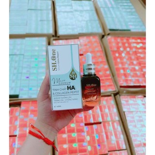 Serum Sh One Tinh chất Meso Ha Collagen peptit 40ml.Giúp dưỡng ẩm trắng da chống nắng