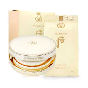 The History of Whoo Cushion Hoàng Cung 21 Tone Sáng – Kèm Refill – Che phủ trắng mịn căng bóng