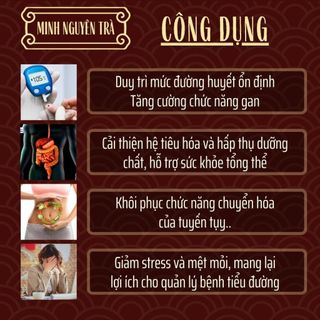 Trà Tiểu Đường - Minh Nguyên - Ổn Định Đường Huyết, Phục Hồi Chuyển Hóa,Ngăn Biến Chứng - Túi 50 lọc