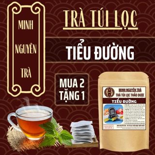 Trà Tiểu Đường - Minh Nguyên - Ổn Định Đường Huyết, Phục Hồi Chuyển Hóa,Ngăn Biến Chứng - Túi 50 lọc