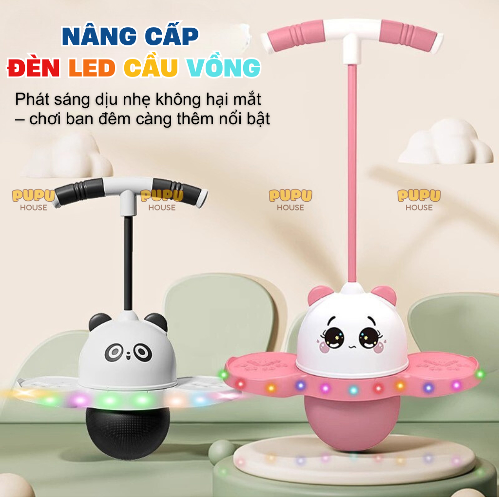 Bóng Nhảy Tăng Chiều Cao Bóng Nảy Bóng Nhẩy Bóng Nhún Cao Su Đàn Hồi Phát Triển Chiều Cao - Đồ Chơi PUPU HOUSE