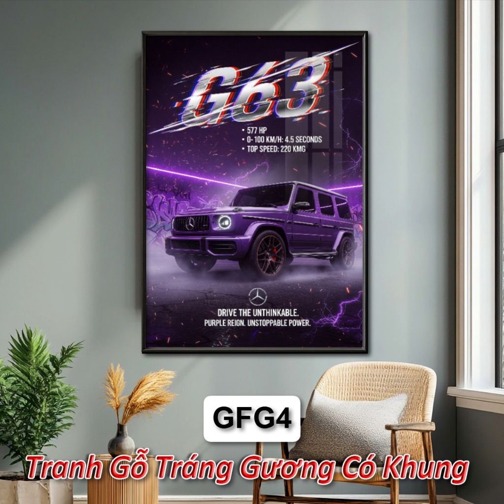 Tranh Treo Tường Phong Cách Graffiti Mercedes-AMG G63 - Cuộc Giao Thoa Đầy Cá Tính Giữa Xế Sang Và Nghệ Thuật Đường Phố