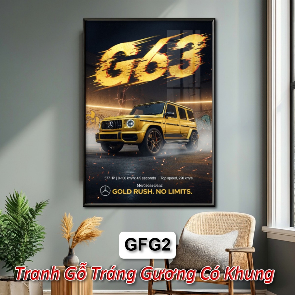 Tranh Treo Tường Phong Cách Graffiti Mercedes-AMG G63 - Cuộc Giao Thoa Đầy Cá Tính Giữa Xế Sang Và Nghệ Thuật Đường Phố