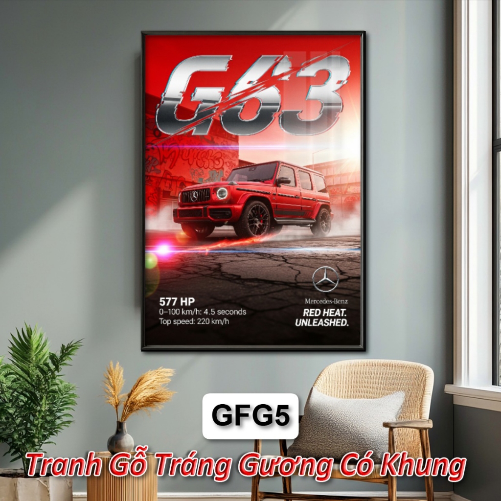 Tranh Treo Tường Phong Cách Graffiti Mercedes-AMG G63 - Cuộc Giao Thoa Đầy Cá Tính Giữa Xế Sang Và Nghệ Thuật Đường Phố