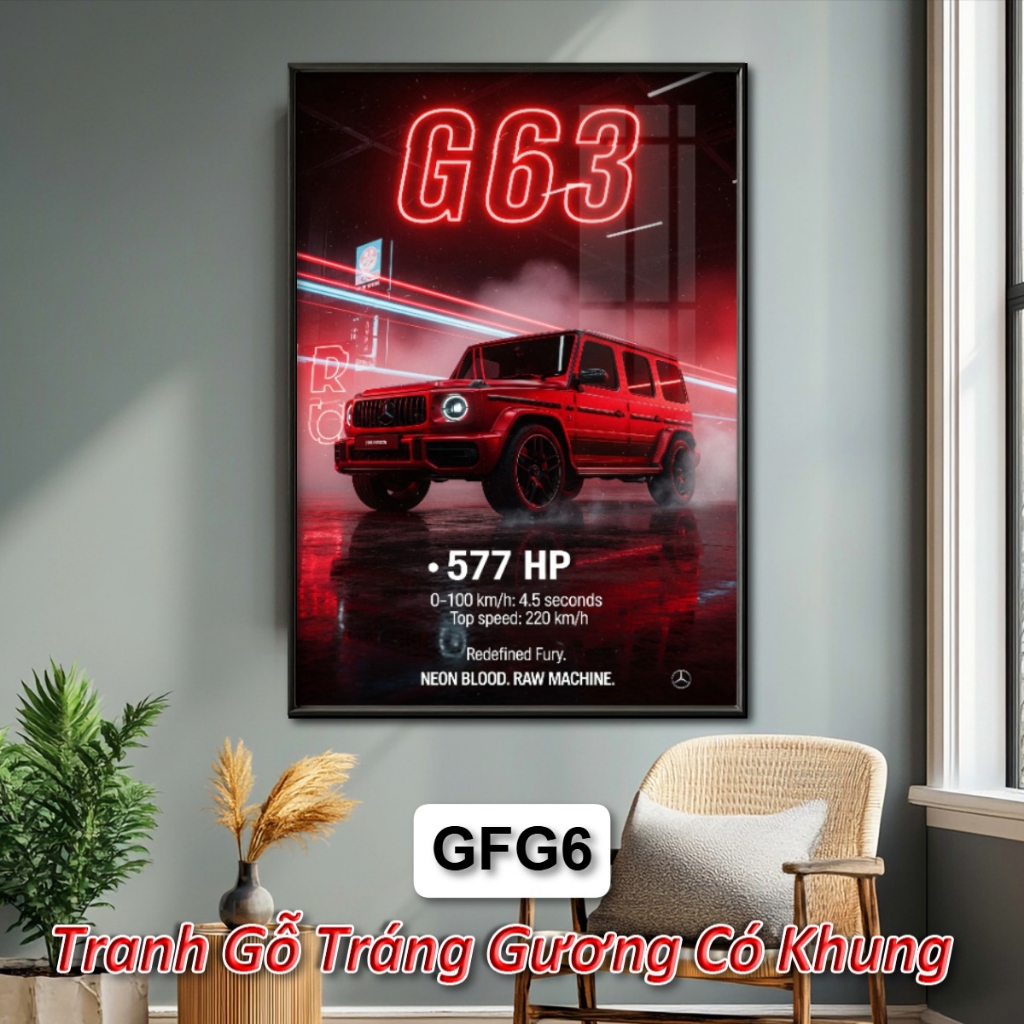 Tranh Treo Tường Phong Cách Graffiti Mercedes-AMG G63 - Cuộc Giao Thoa Đầy Cá Tính Giữa Xế Sang Và Nghệ Thuật Đường Phố