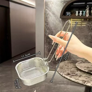 Bộ 2 Giỏ Nhúng Lẩu Inox 304 Tiện Lợi, Dùng Cho Vợt Mỳ - Mẫu Thiết Kế Mới, Sang Trọng và Thực Tiễn.