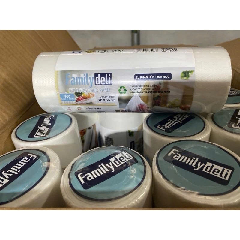 Túi đựng thực phẩm tự phân hủy Family 500g - Gia Dụng Anh Thu
