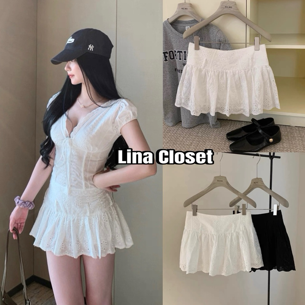 Chân váy ngắn mini vải thô boi thêu hoa thiết kế trẻ trung phong cách ...