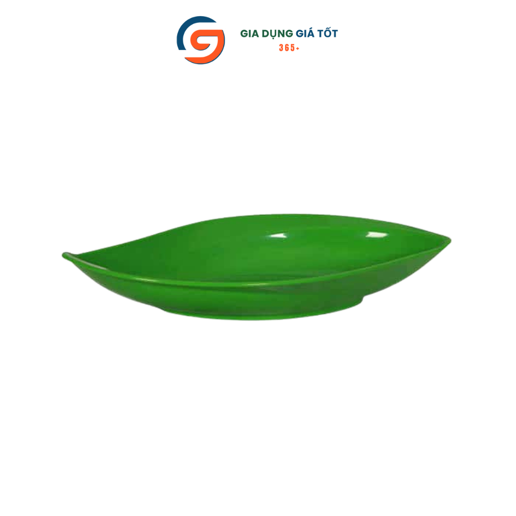 Đĩa nhựa melamine Song Long hình lá nhiều màu - đĩa đựng hướng dương, trái cây, đồ ăn vặt