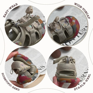 Giày sandal đế mềm phong cách hàn quốc cho bé (form nhỏ + 1 size ạ)