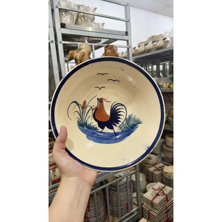 Bộ Chén Dĩa Tô Con Gà Trống - Dành Cho 10 Người - Gốm Lái Thiêu - Gốm Xưa Cho Người Hoài Niệm - Gốm Sứ Nam Bộ