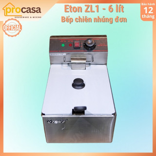 Bếp chiên nhúng đơn ngập dầu Eton ZL1 - 2500W - 6 lít - Hàng chuẩn hãng