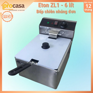 Bếp chiên nhúng đơn ngập dầu Eton ZL1 - 2500W - 6 lít - Hàng chuẩn hãng