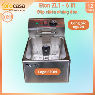Bếp chiên nhúng đơn ngập dầu Eton ZL1 - 2500W - 6 lít - Hàng chuẩn hãng