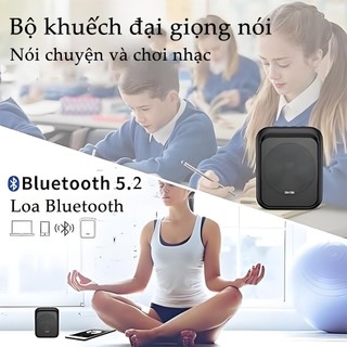 Loa Trợ Giảng Chỉ dành cho giáo viên Công suất loa 10W Độ nhạy của micrô cao Hiệu ứng lọc tiếng ồn tốt