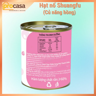 Củ năng hồng - hạt nổ củ năng Hồng 900gr - Nguyên liệu pha chế - giòn ngon cho topping trà sữa - trà trái cây-ShuangFu