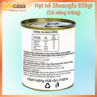 (ShuangFu) Hạt nổ củ năng Trắng 850gr - Nguyên liệu pha chế - Topping giòn ngon cho trà sữa trà trái cây