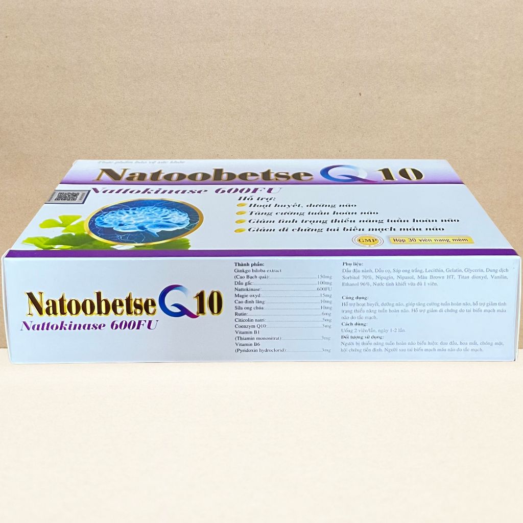 Natoobetse Q10 Tím - Rostex - Vinaphar - Vitamin Chữa Lành